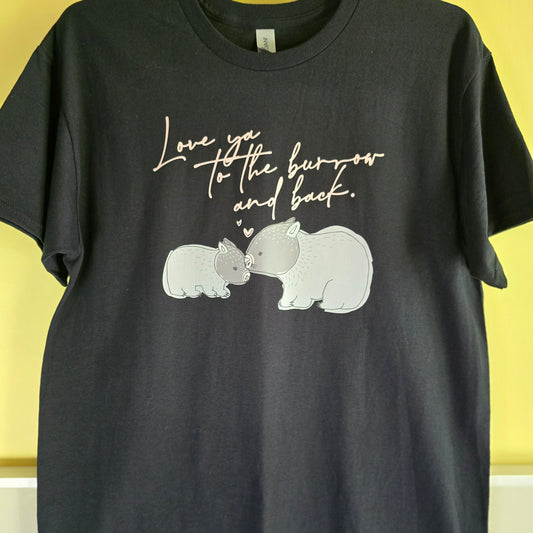 Women's "Love ya to the burrow & back" T shirts