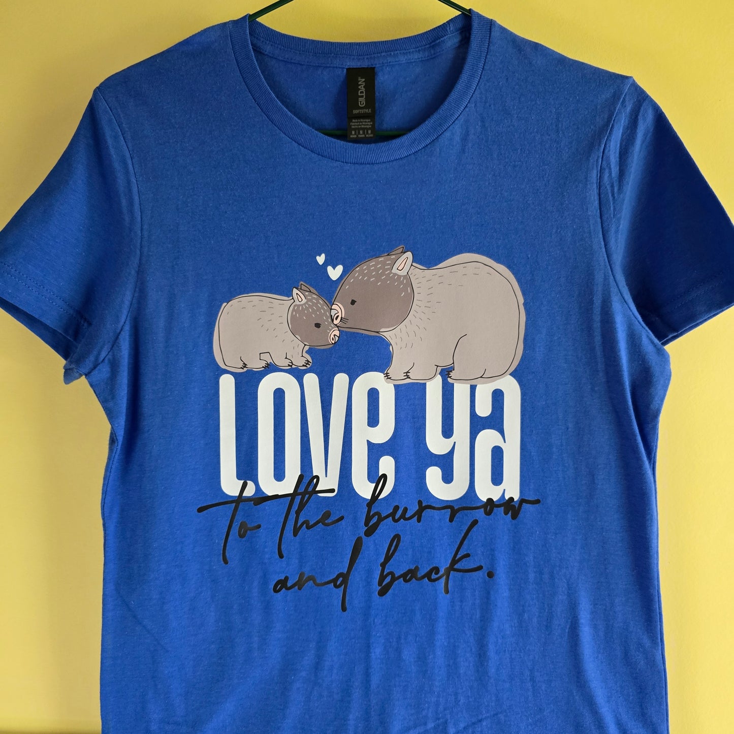 Women's "Love ya to the burrow & back" T shirts