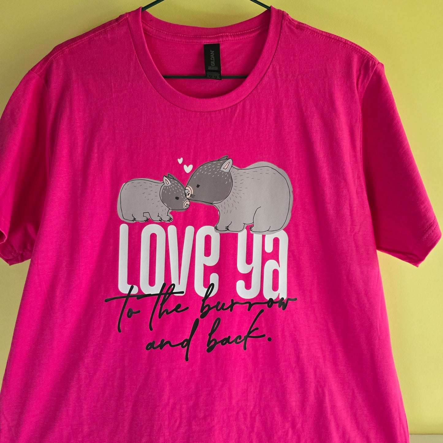 Women's "Love ya to the burrow & back" T shirts