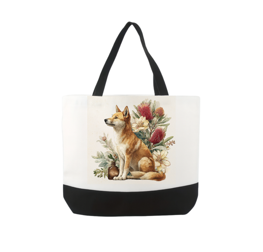 Wild Bloom Dingo Tote Bag