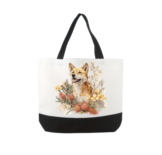 Wild Bloom Dingo Tote Bag